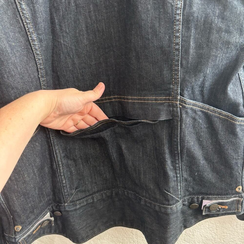 Levi's Dark Wash Denim Jean Jacket Men’s XL - Picture 9 of 11